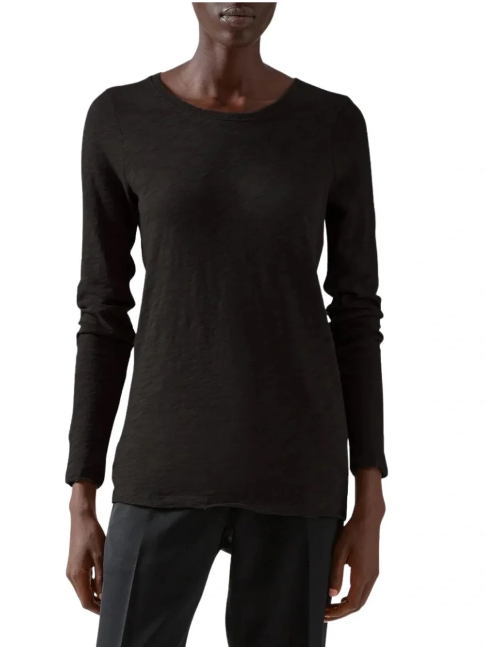 ATM Anthony Thomas Melillo Slub Jersey Long Sleeve Crew